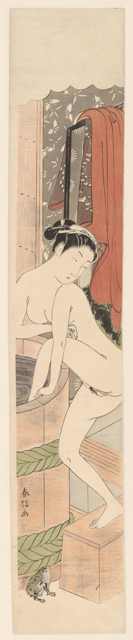 Badende kvinne av Suzuki Harunobu
