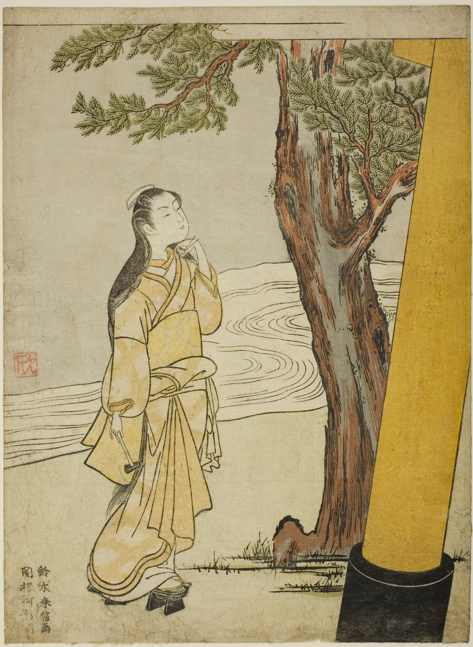 Å kaste en forbannelse på oksens time (ushi no koku mairi) av Suzuki Harunobu