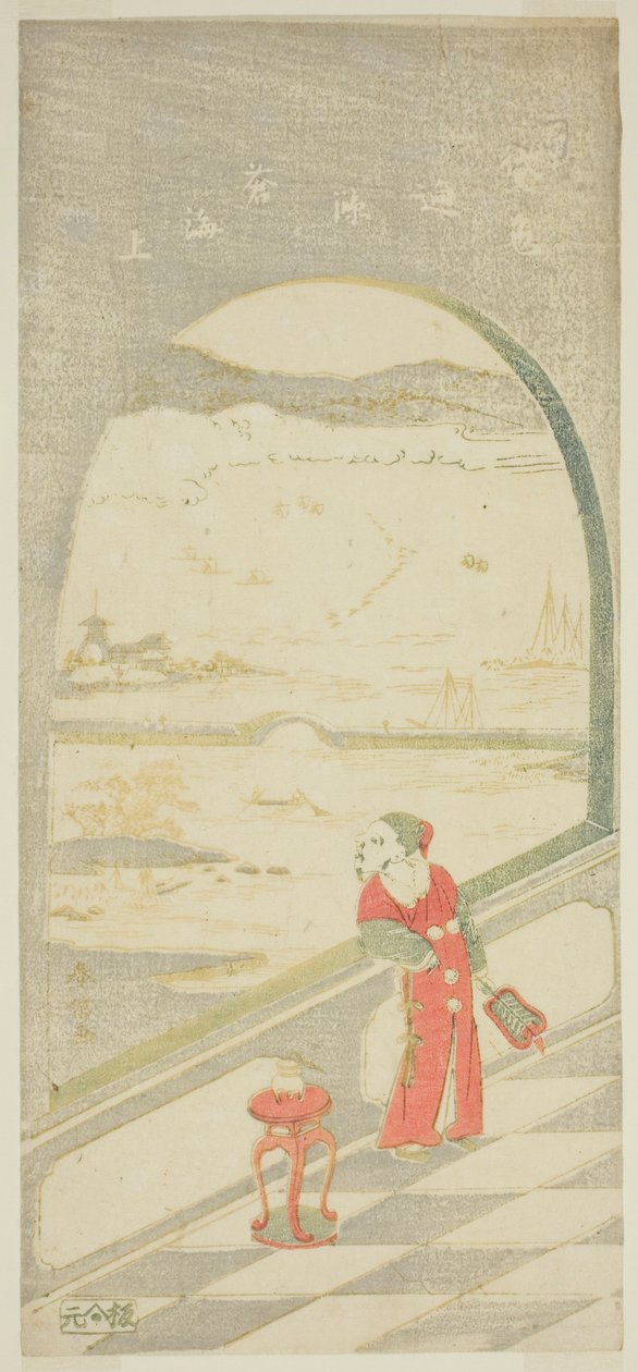 kinesisk poet av Suzuki Harunobu