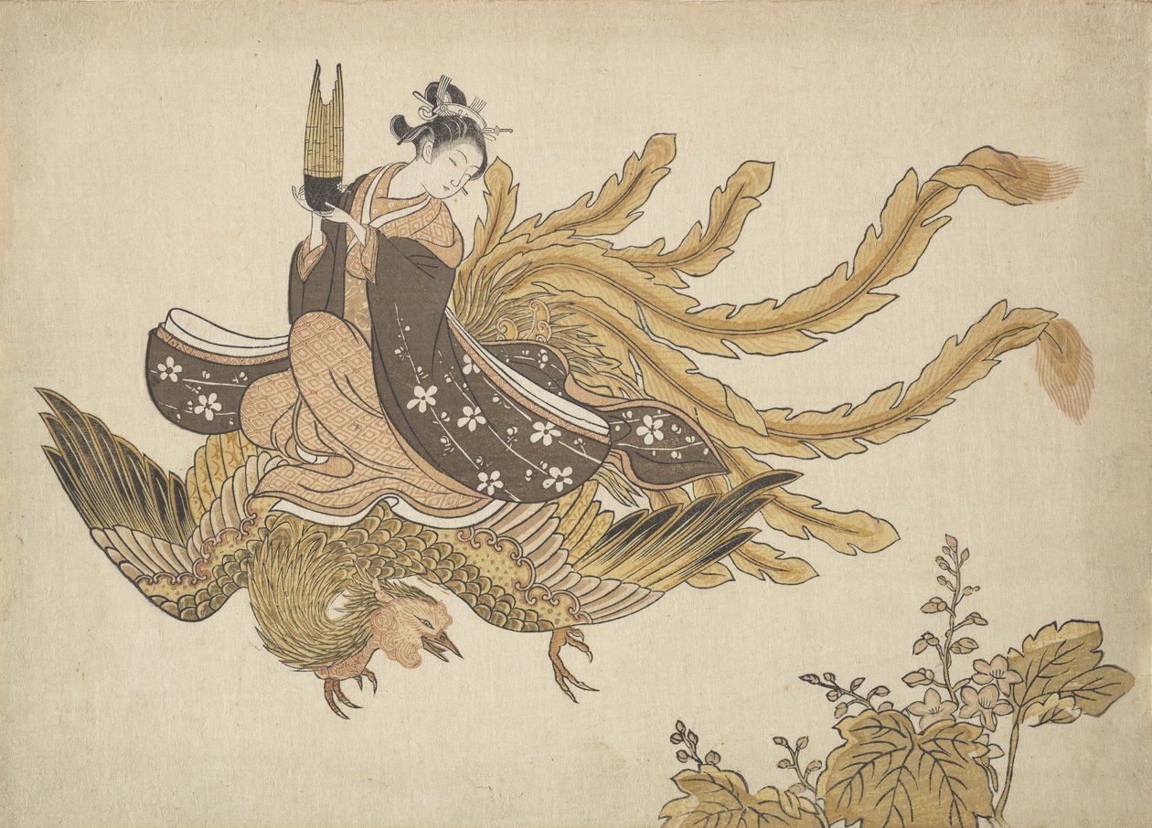 Disguised Immortal, ca. 1766, ca. 1766. av Suzuki Harunobu
