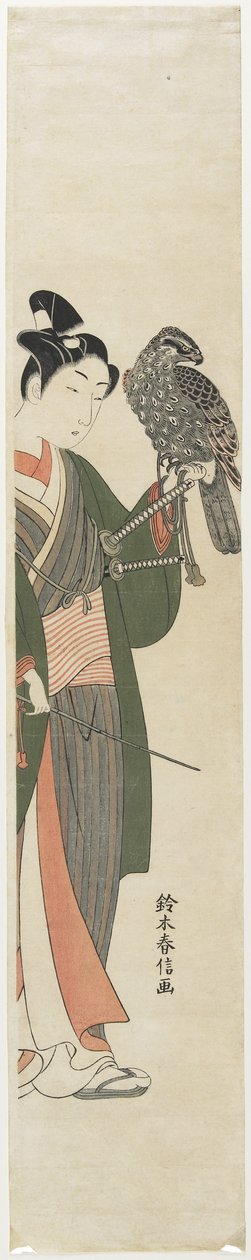 Falconer, 1769-1770 av Suzuki Harunobu