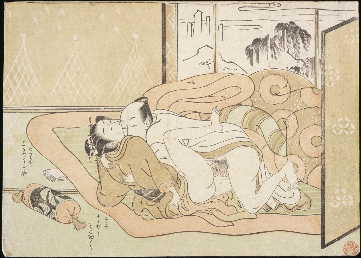 Elskende av Suzuki Harunobu