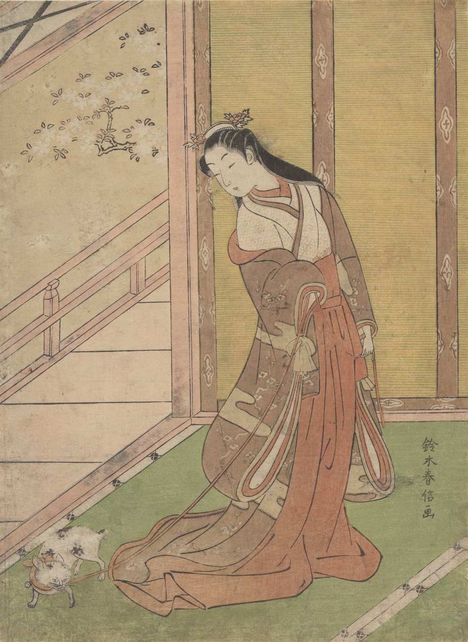 Onna San no Miya den tredje prinsessen, 1768-70., 1768-70. av Suzuki Harunobu