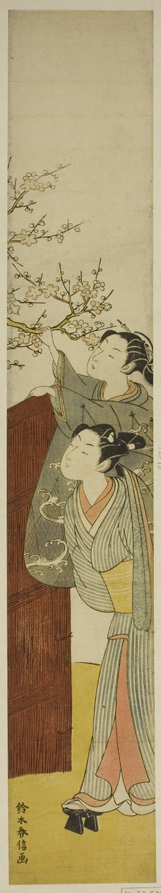 Velge en plommegren av Suzuki Harunobu