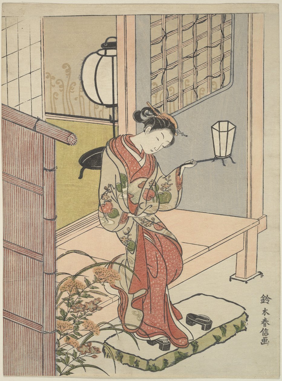 Trykk av Suzuki Harunobu