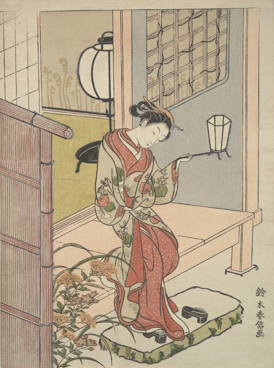Trykk, ca. 1762, ca. 1762. av Suzuki Harunobu