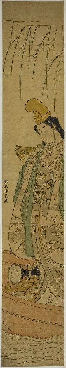 Hakubyo danser av Suzuki Harunobu
