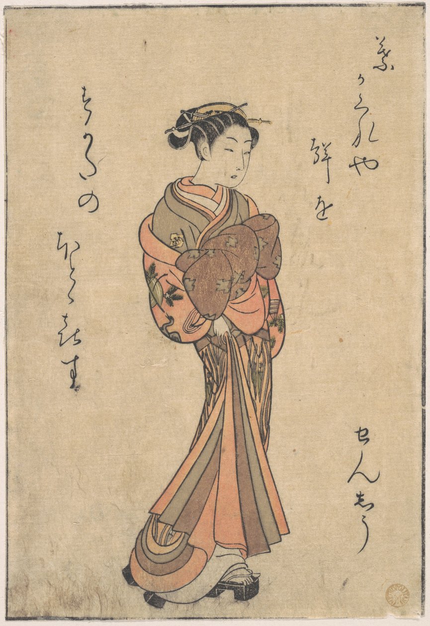 Kurtisanene, fra serien «Seiro Bijin Awase Carver og Shigoro» (sic.) av Suzuki Harunobu