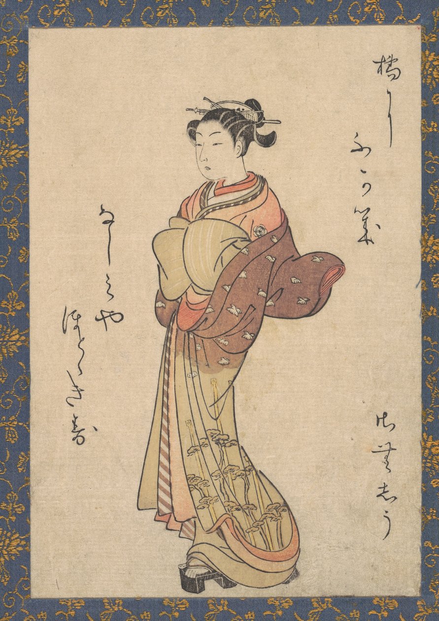 Courtesanene, fra serien, Seiro Bijin Awase Carver End Shigoro sic, ca. 1765., ca. 1765. av Suzuki Harunobu