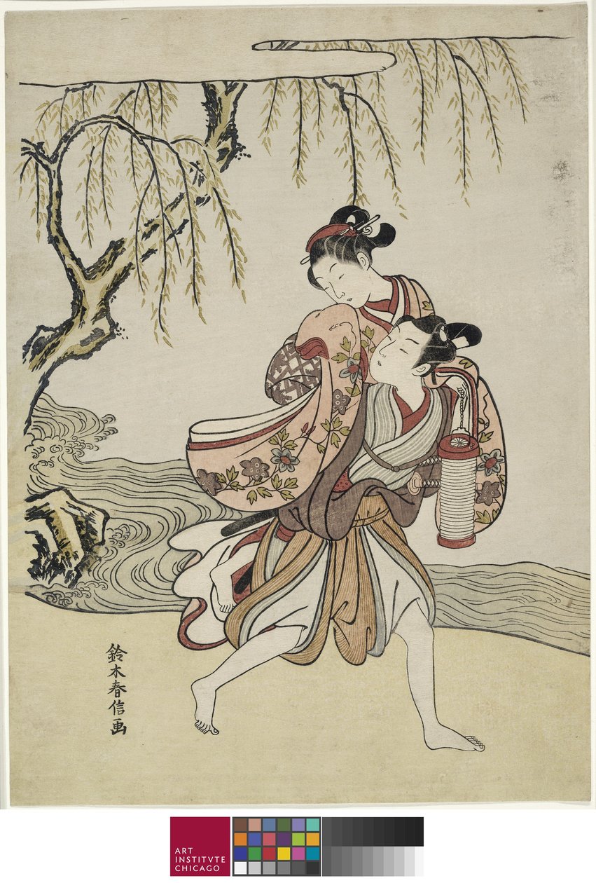 Elopement av Suzuki Harunobu