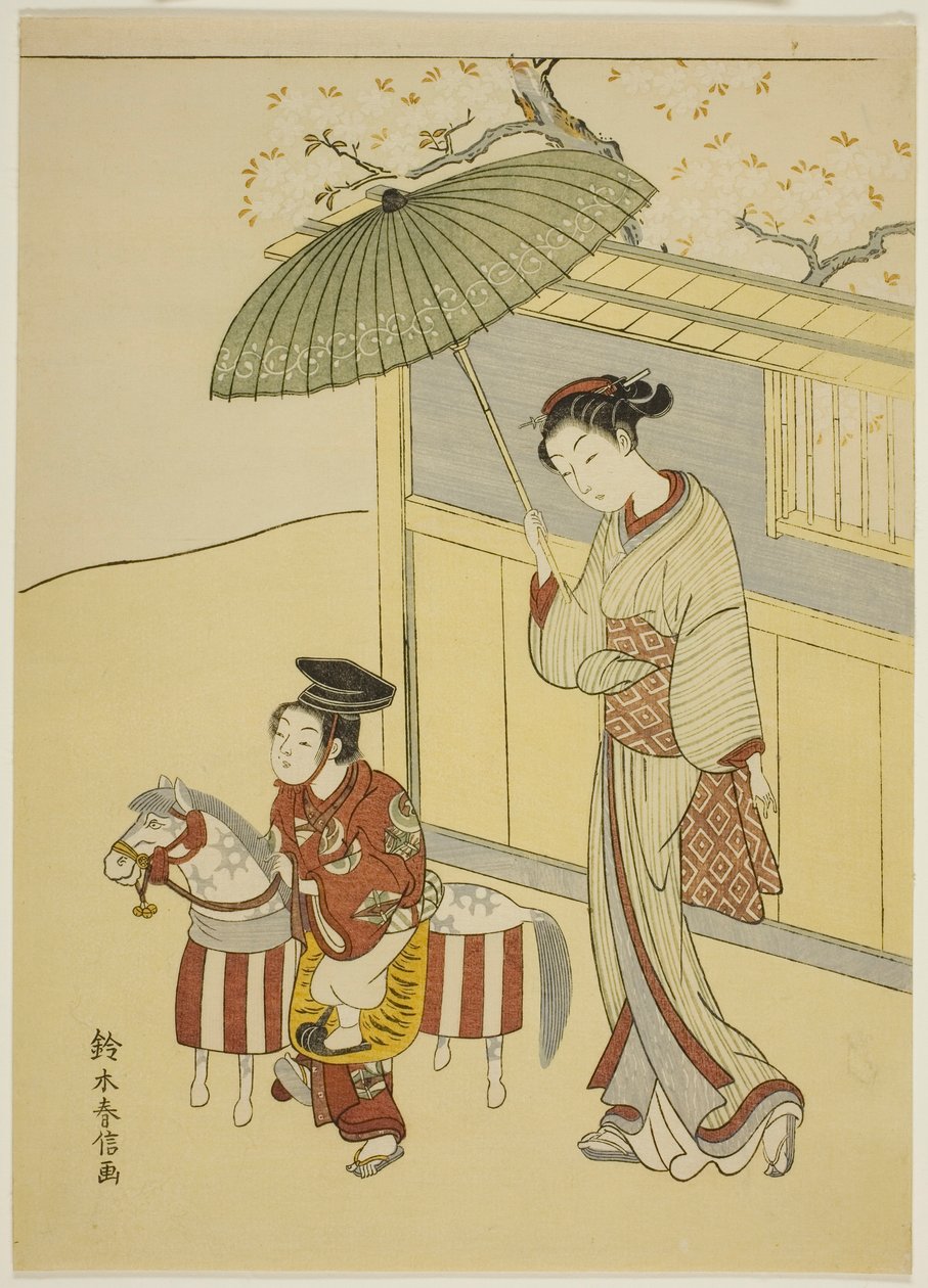 Hobbyhesten av Suzuki Harunobu