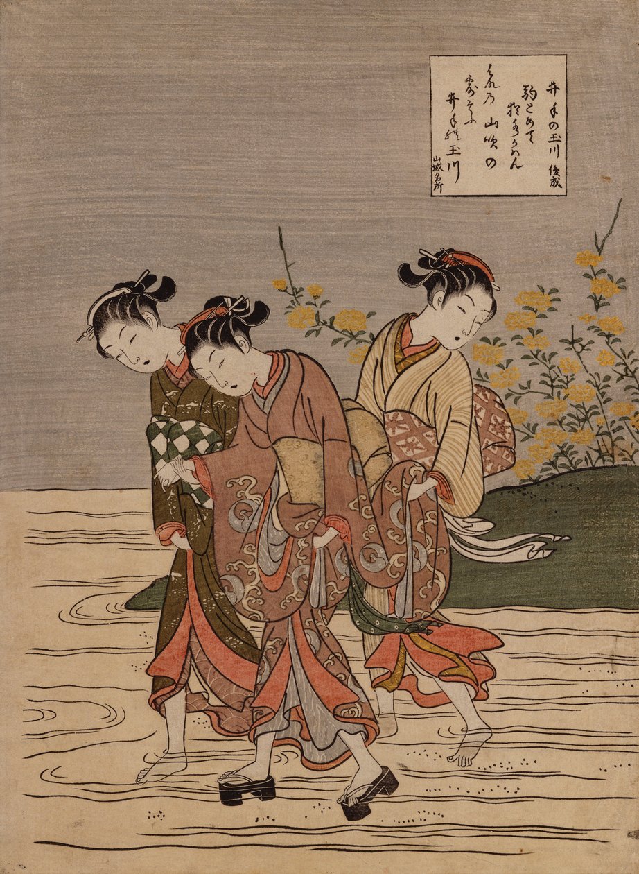The Jewel River at Ide", fra serien "The Six Jewel Rivers" av Suzuki Harunobu