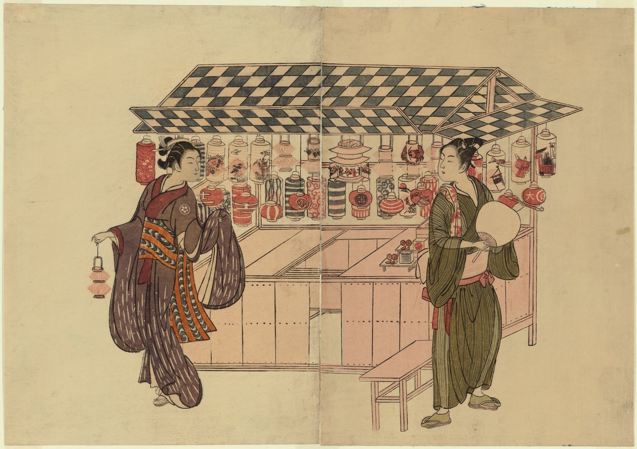 Lanternebutikken av Suzuki Harunobu