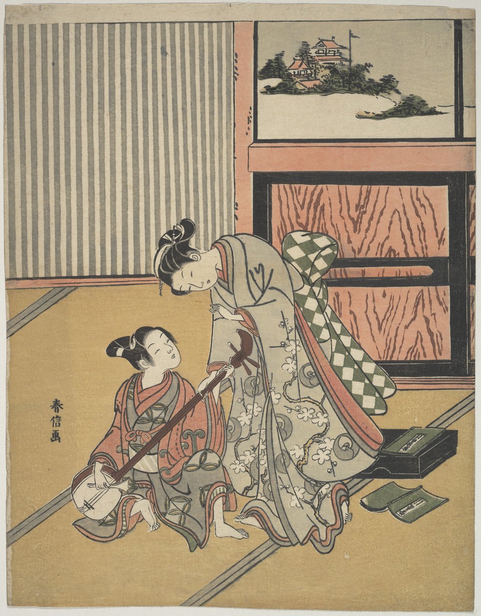 Musikktimen av Suzuki Harunobu