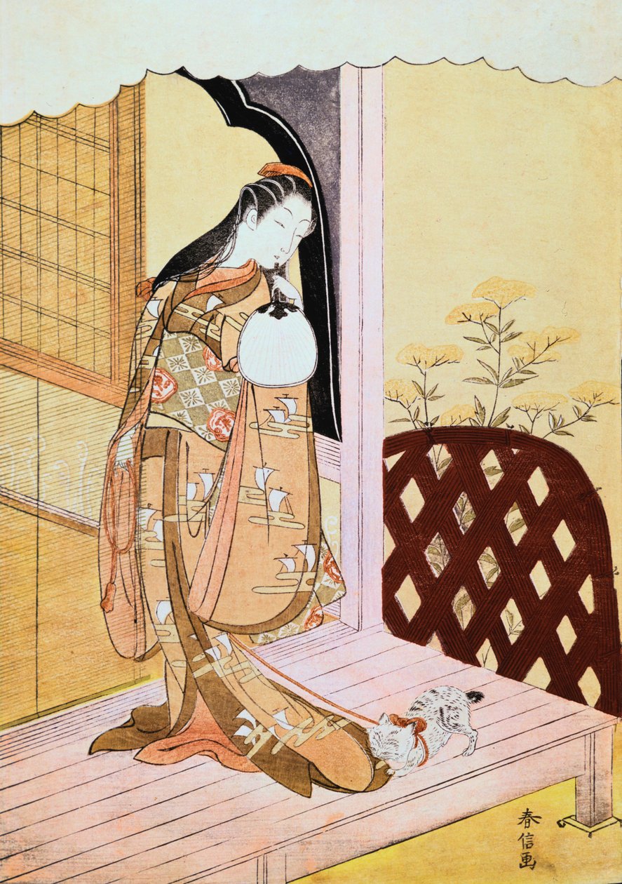 Prinsessen Nyosan, 1765 av Suzuki Harunobu