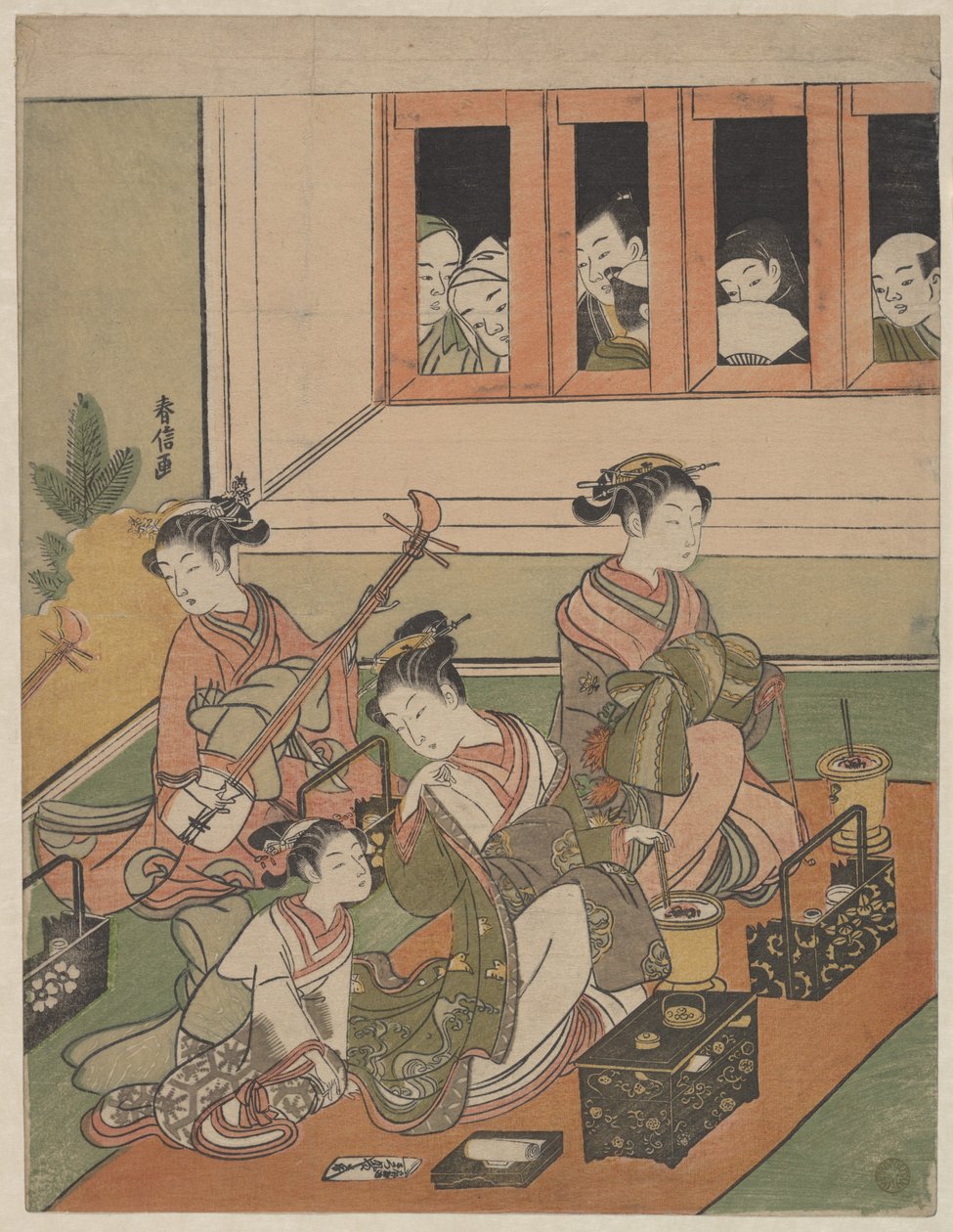 De observerende og de observerte av Suzuki Harunobu