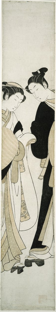To Komuso av Suzuki Harunobu