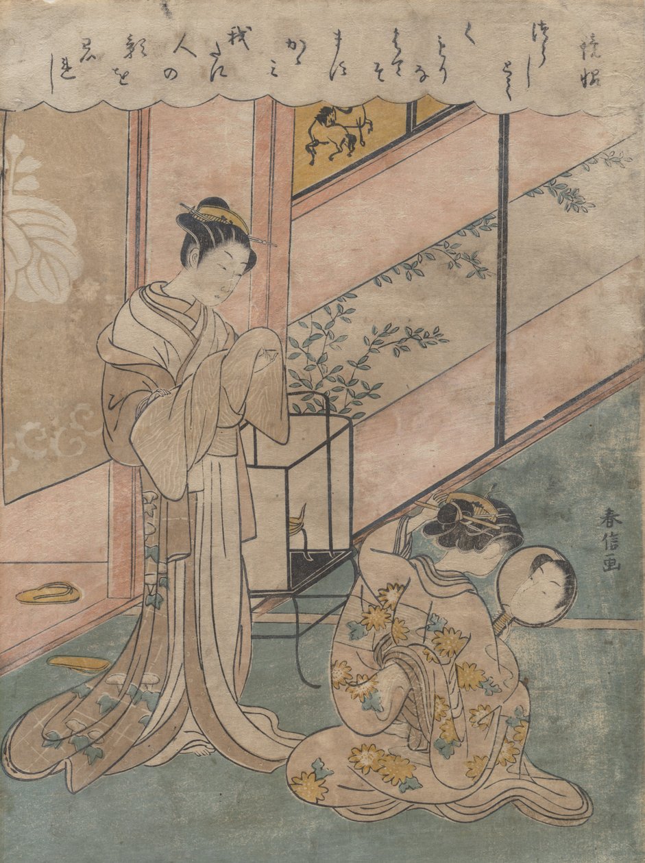 To damer, 1764-72., 1764-72. av Suzuki Harunobu