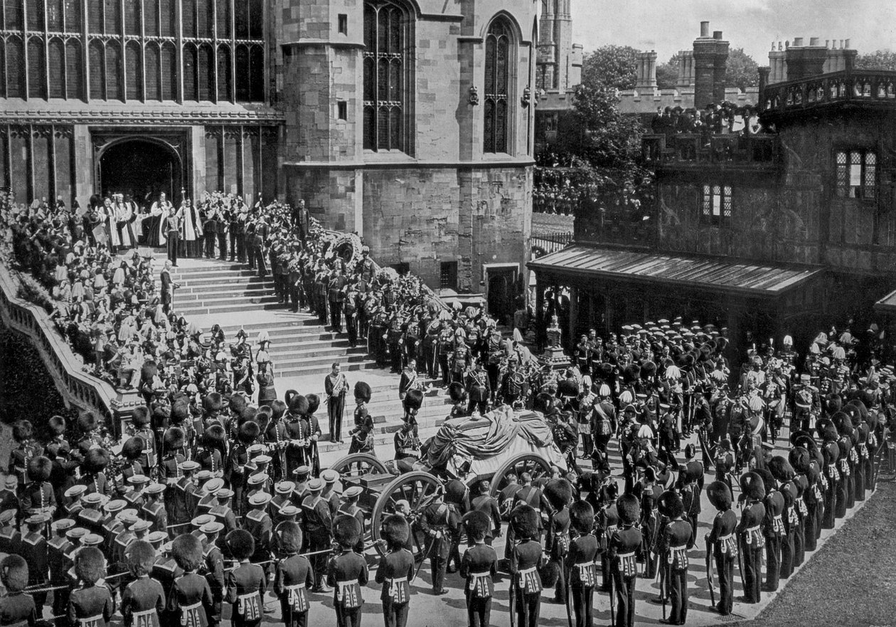 Begravelsen til kong Edward VII, Windsor, Berkshire, 1910. av Swain