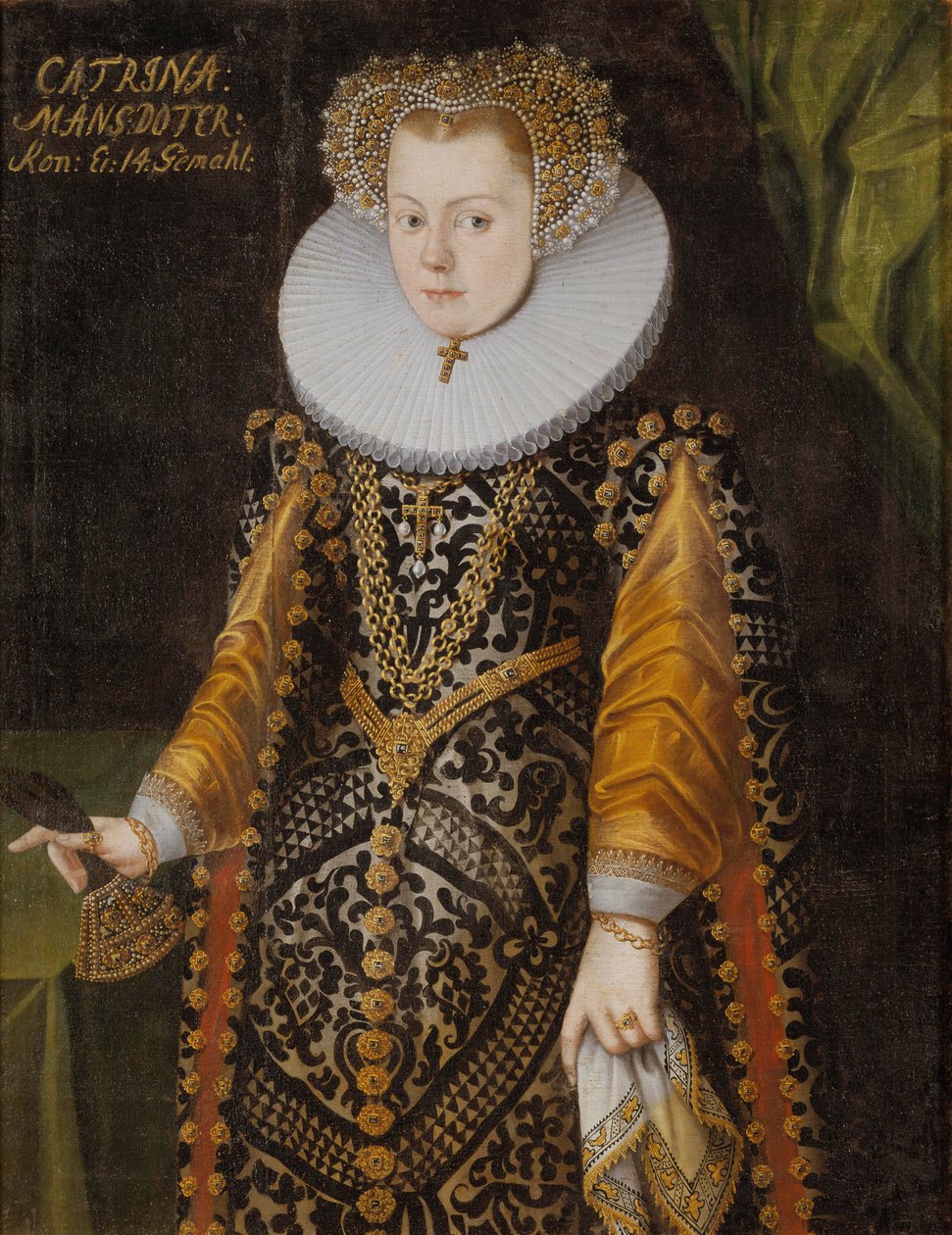 Karin Mansdotter, c.1570-9 av Swedish School