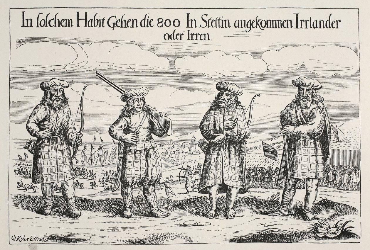 Irske soldater i tjeneste for Gustavus Adolphus, 1631 av Swedish School