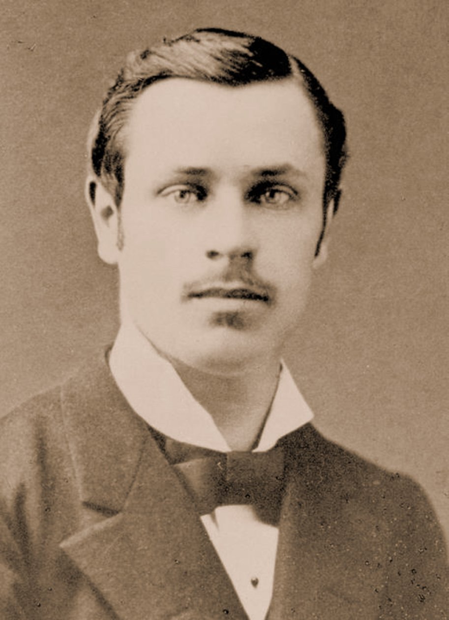 Portrett av Rodolphe Lindt ca. 1881 av Swiss School
