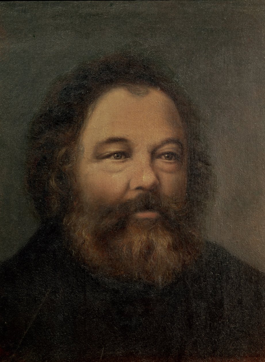 Portrett av Mikhail Alexandrovich Bakunin (1814-1876) ca. 1865 av Swiss School