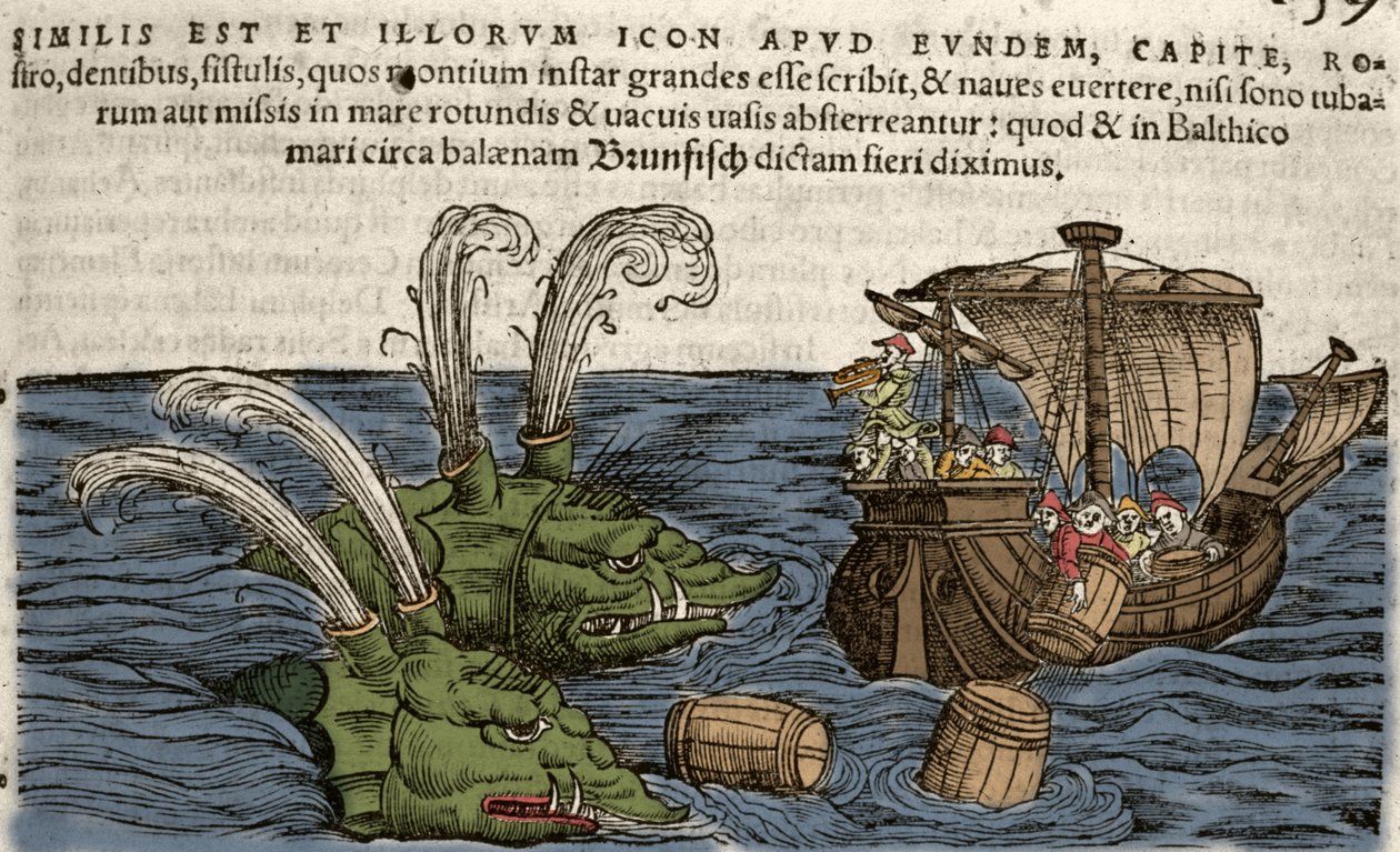 Sjømonstre, illustrasjon fra 