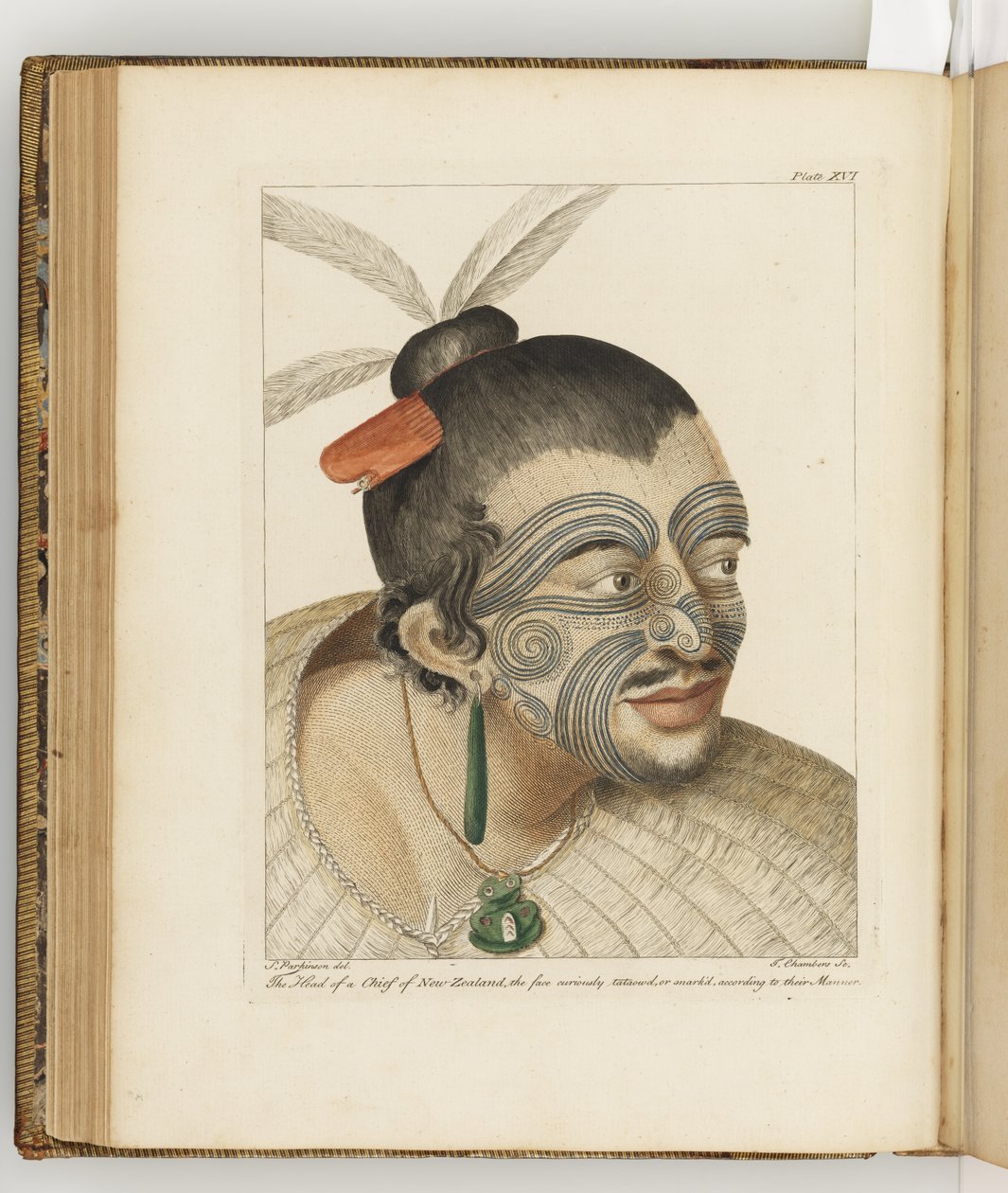 Illustrasjon fra "A journal of a voyage to the South Seas: in His Majesty
