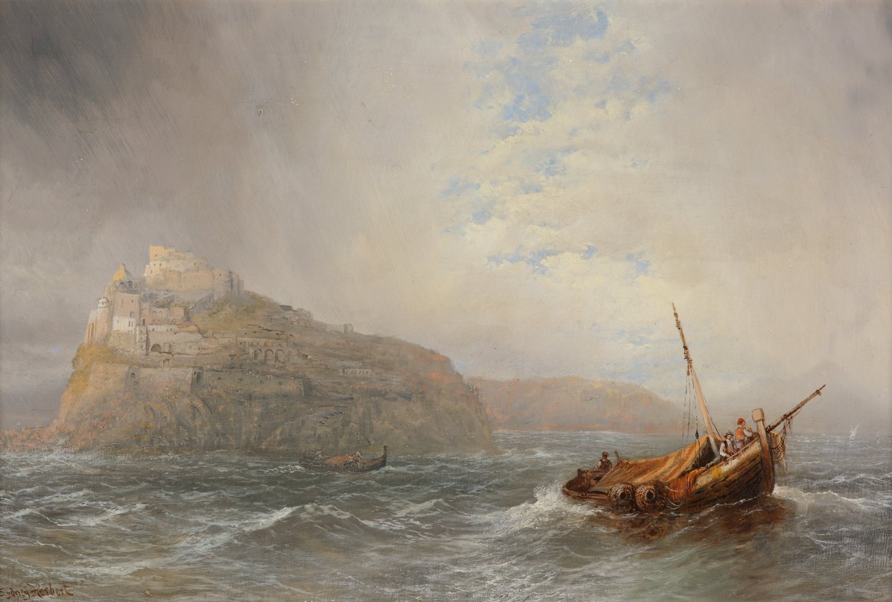Storm over Lemnos, Hellas av Sydney Herbert