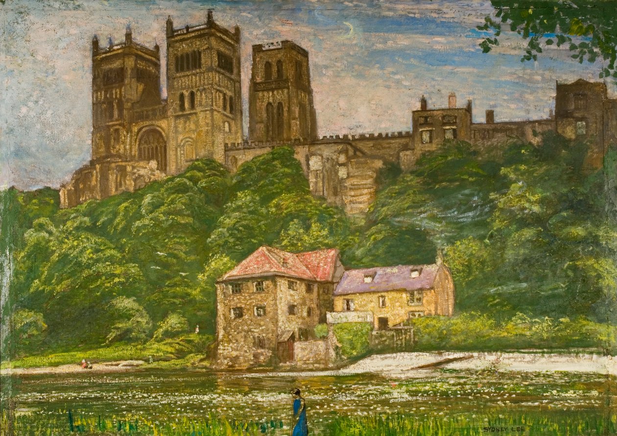 Durham Cathedral (olje på lerret) av Sydney Lee