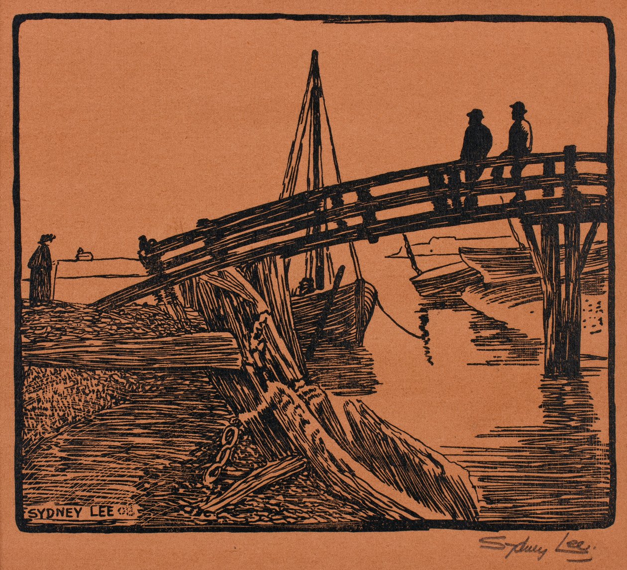The Bridge, Walberswick av Sydney Lee