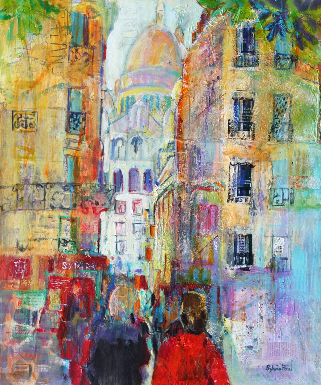 En kveldstur til Sacre Coeur av Sylvia Paul