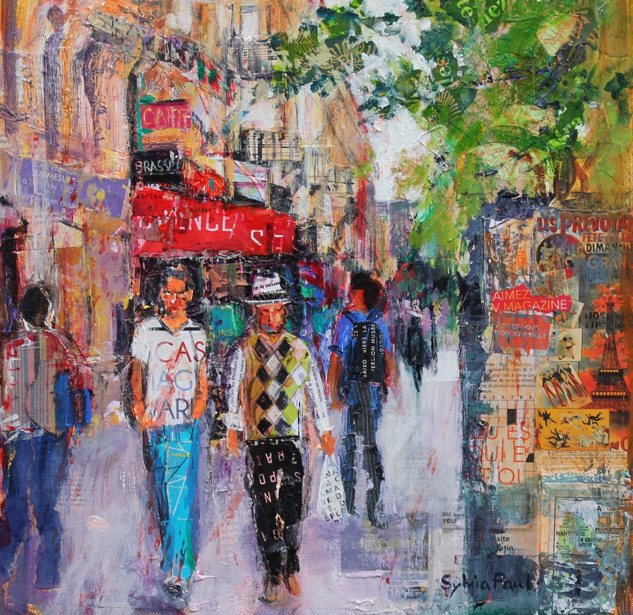 Paris Street av Sylvia Paul