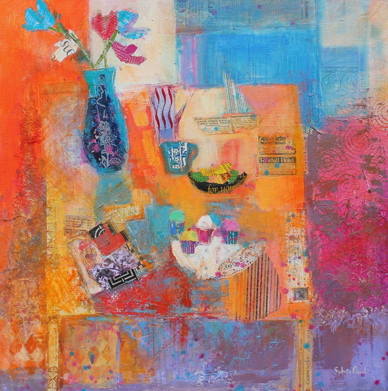Sommerbord av Sylvia Paul