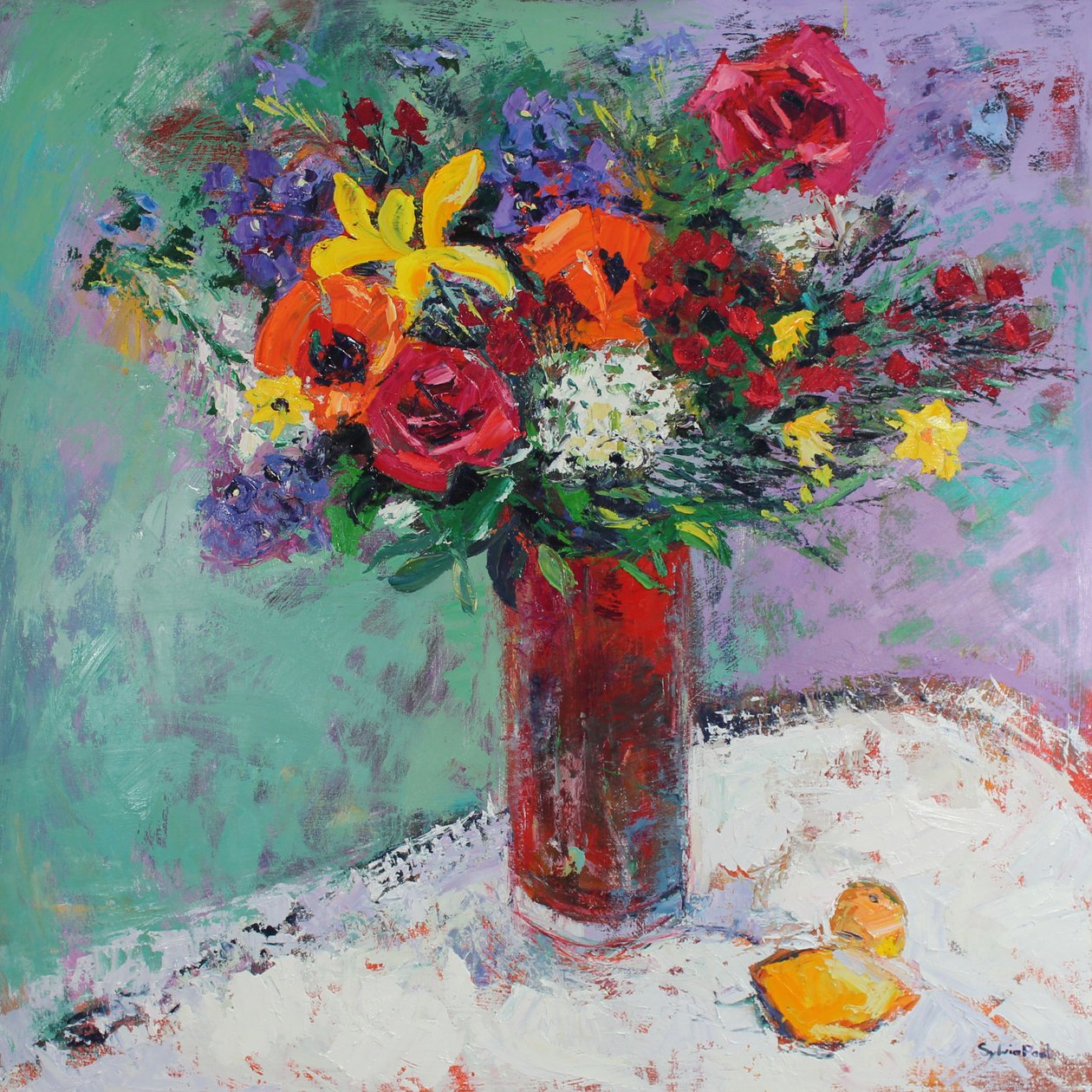 Friske blomster av Sylvia Paul