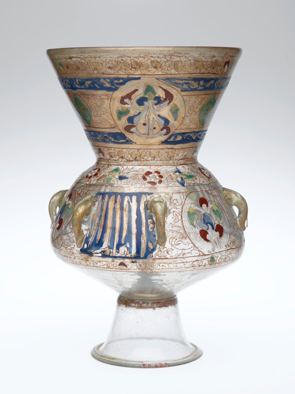 Moskelampe (emaljert glass) av Syrian School