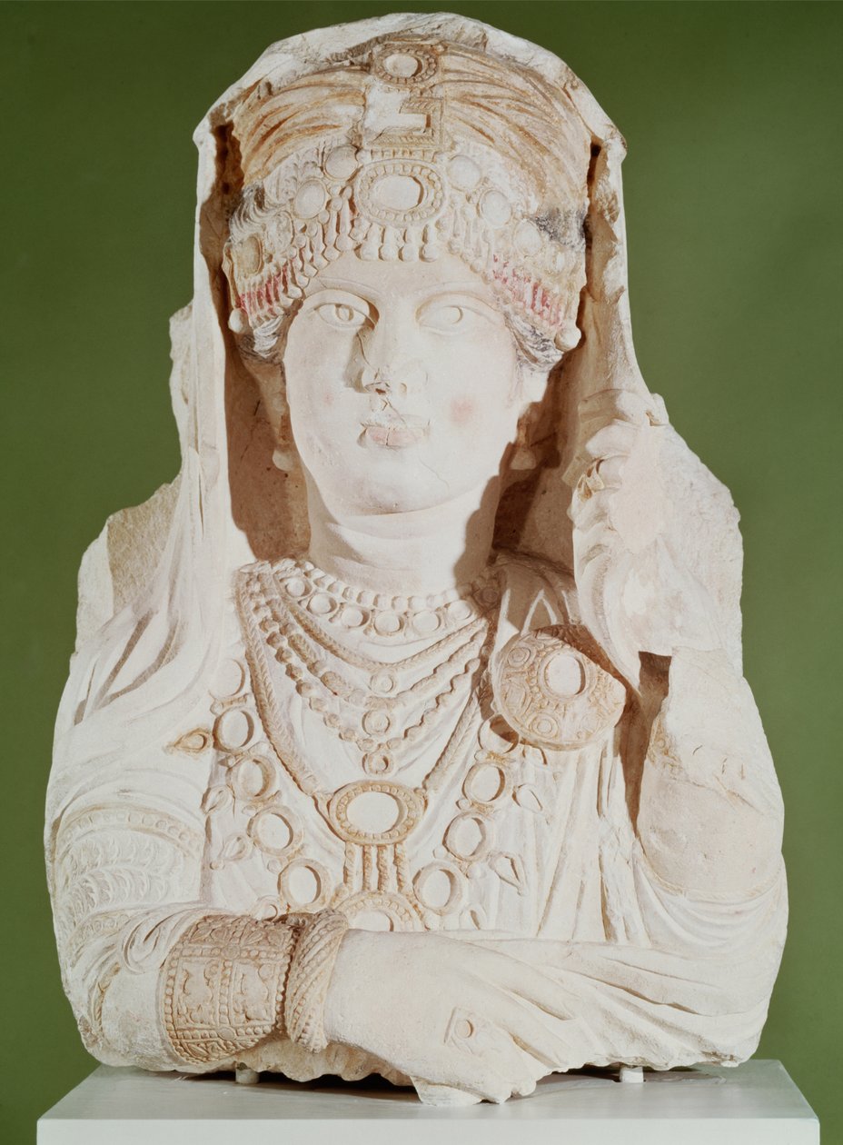 The Beauty of Palmyra, ca. 200 (kalkstein) av Syrian