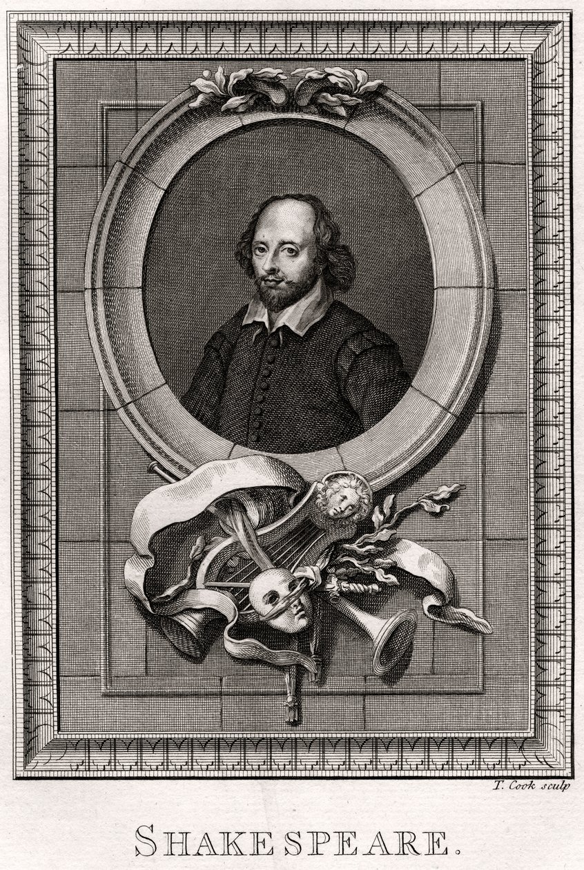Shakespeare, 1776 av T. Cook