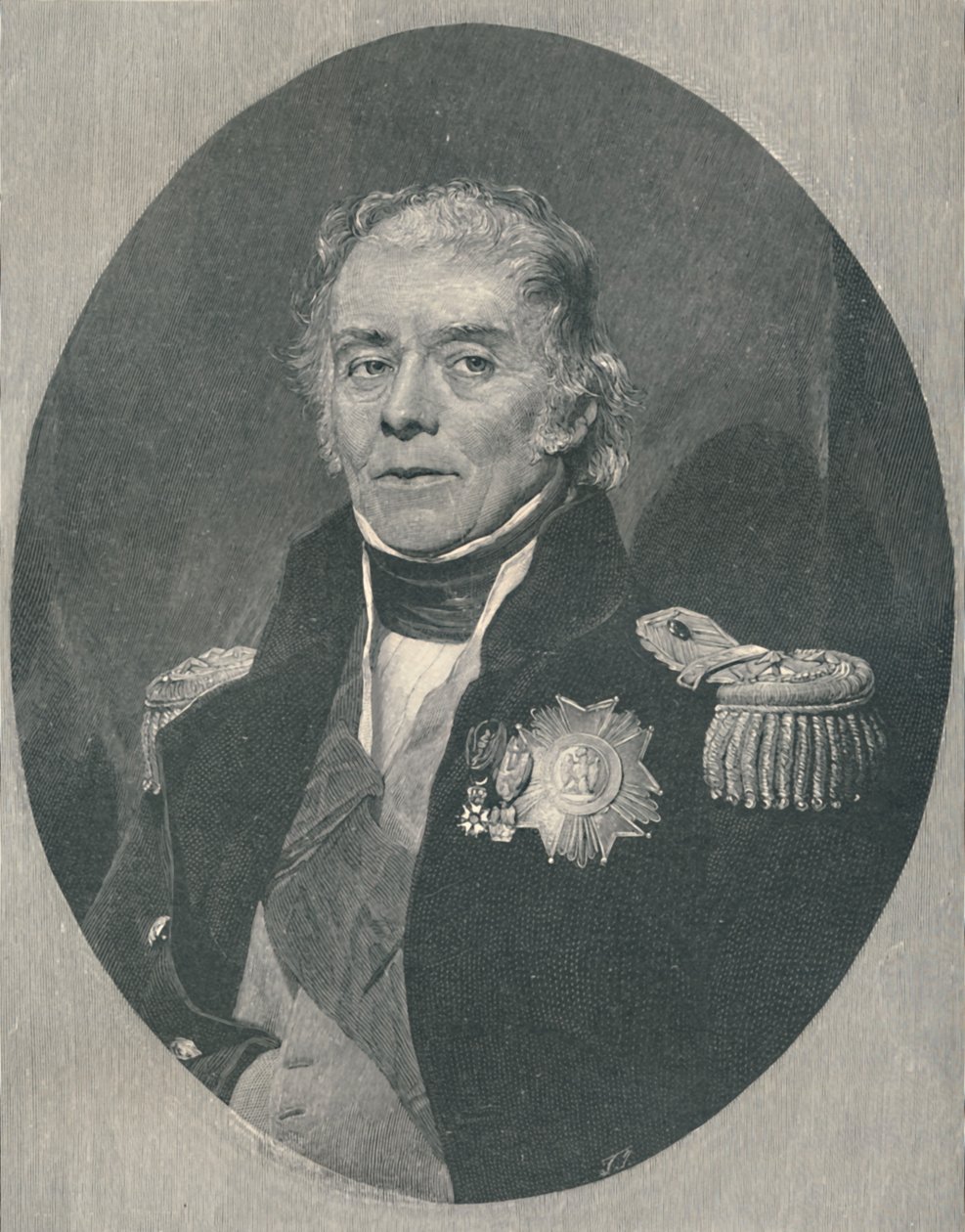 Henri-Gratien, grev Bertrand, c1850, 1896 av T. Johnson