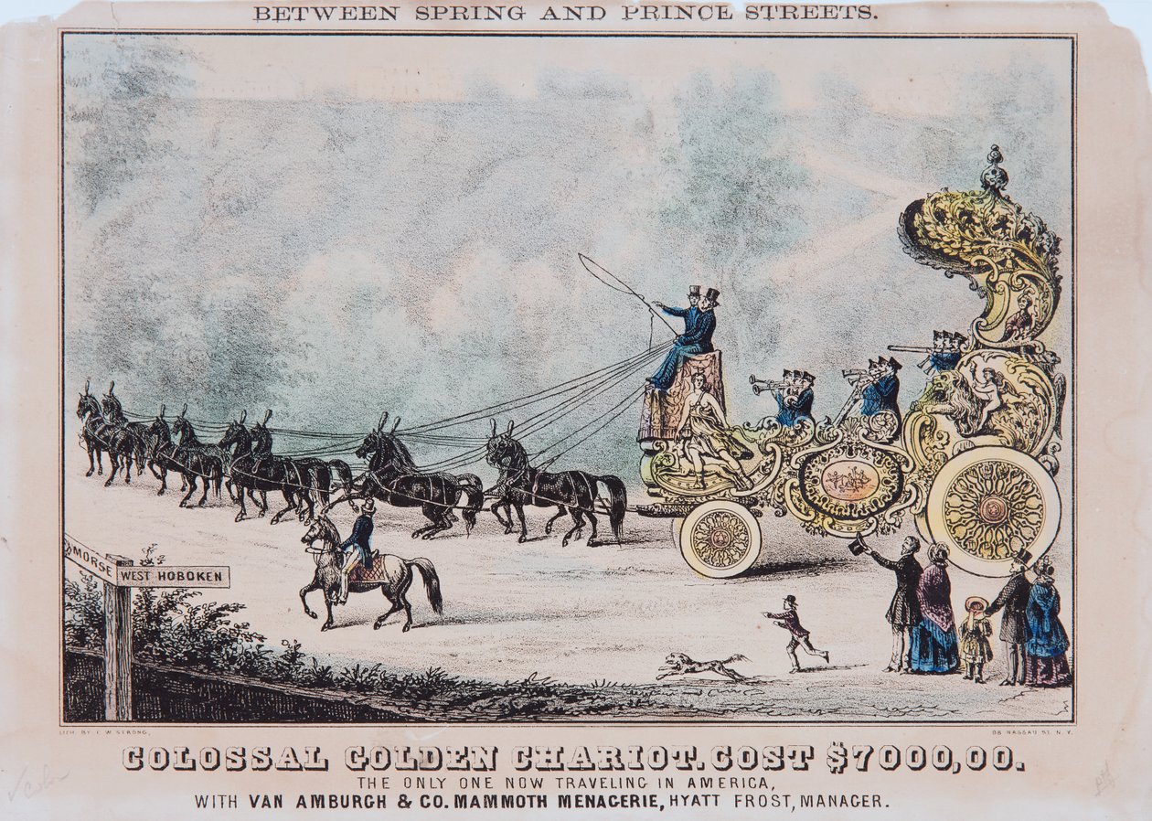 Colossal Golden Chariot, koster $7000 (wc på papir) av T. W. Strong