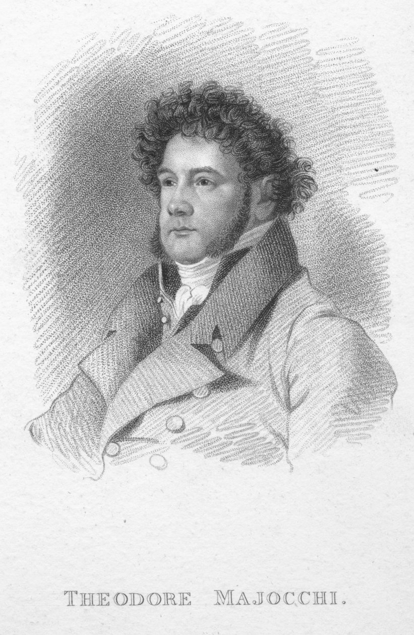 Theodore Majocchi, c1820. av T. Wright