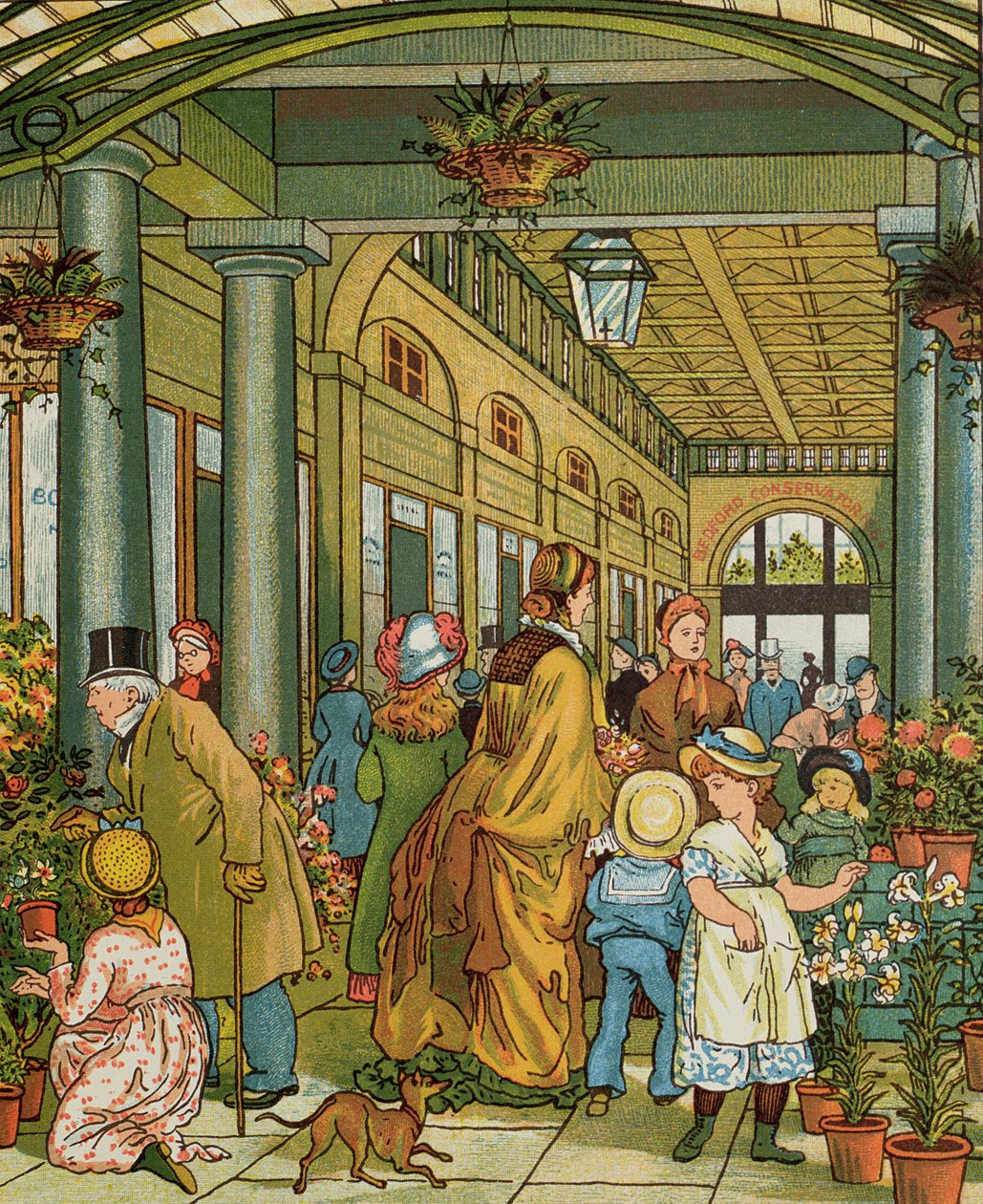 Covent Garden fra "London Town" av T. and Houghton, E. Crane