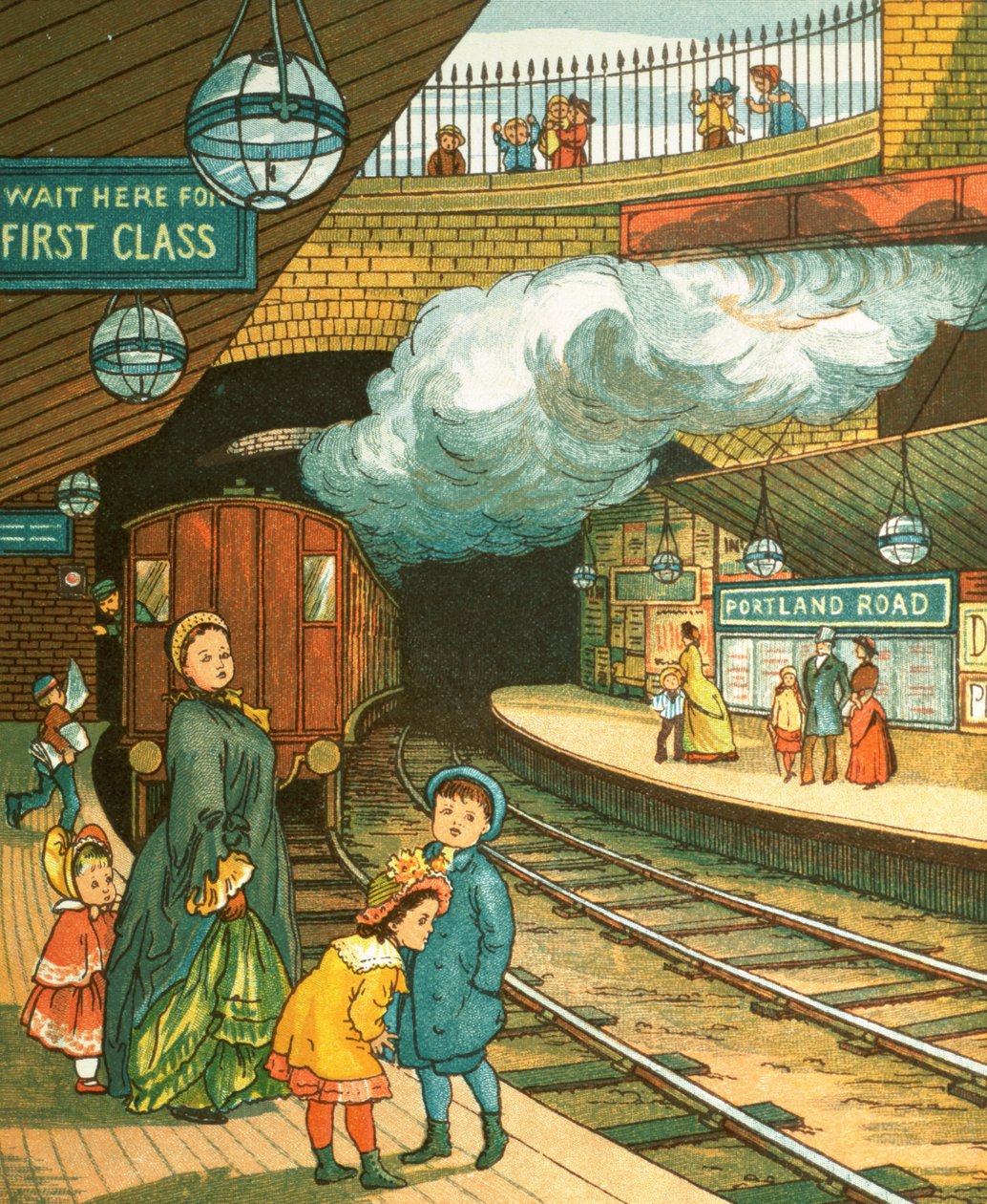 Underground Railway fra "London Town" av T. and Houghton, E. Crane