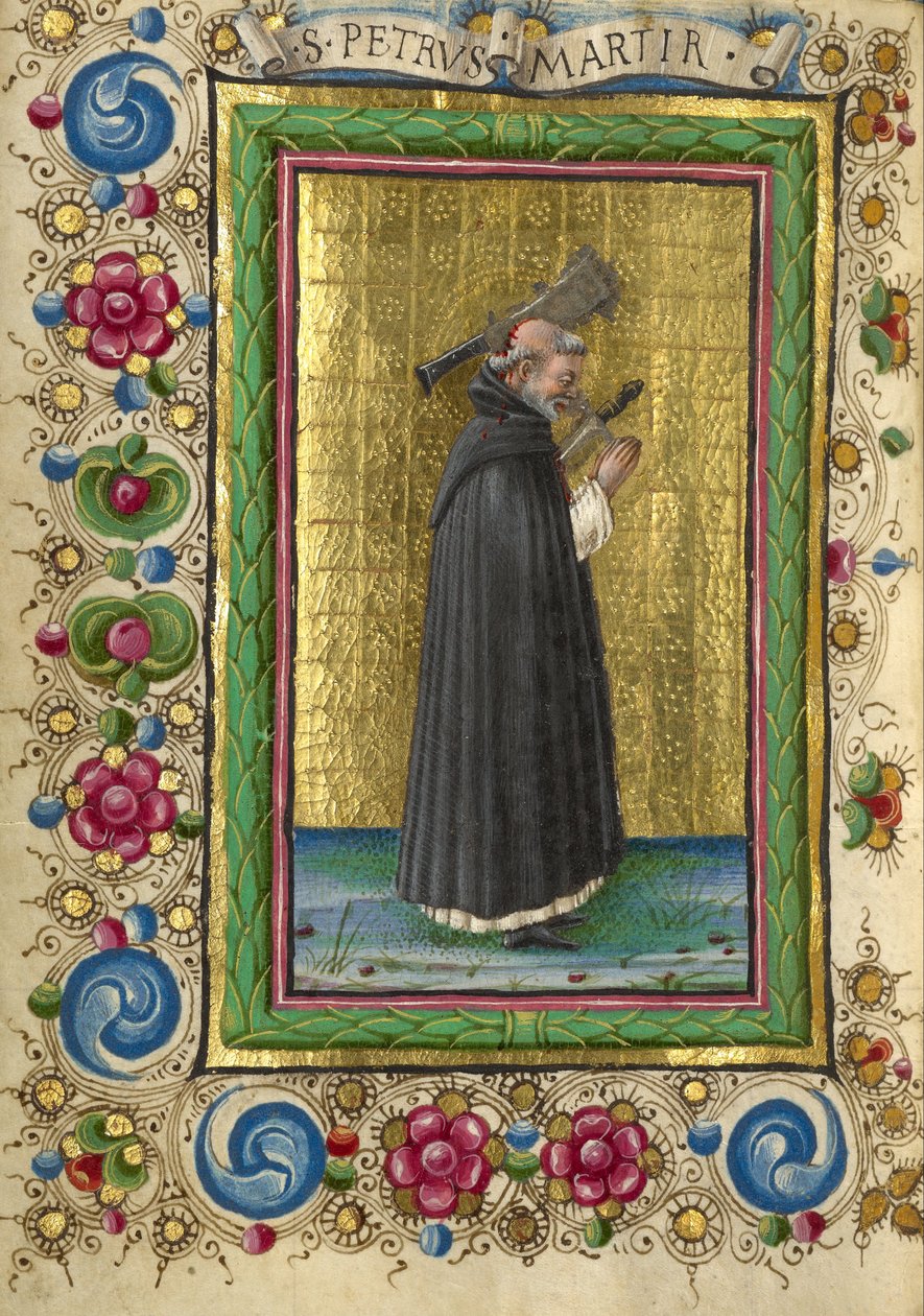 Den hellige Peter Martyr av Taddeo Crivelli