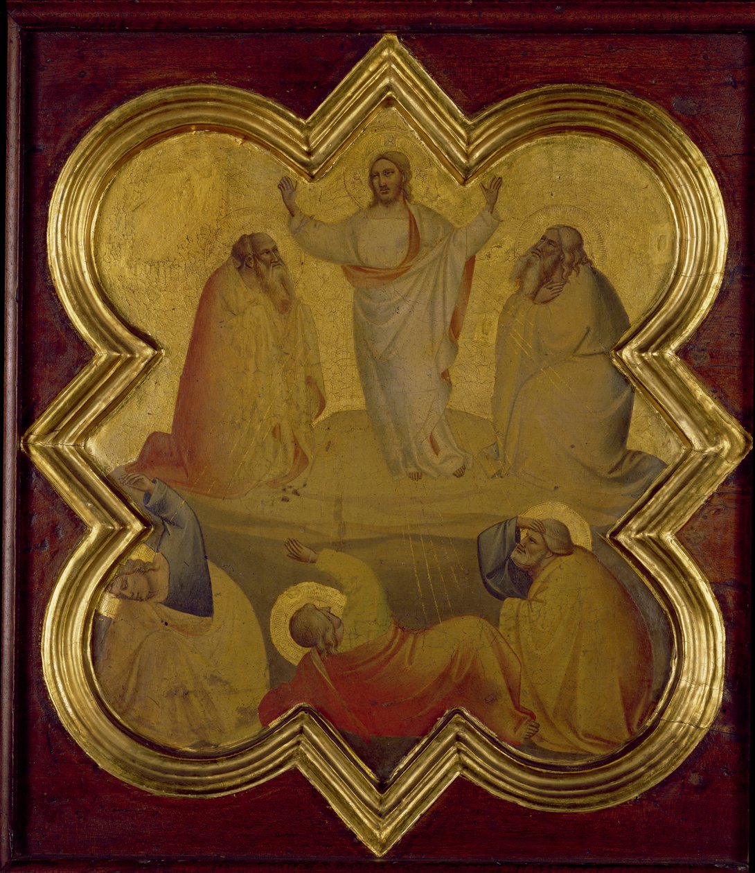 Transfigurasjonen (tempera og bladgull på panel) av Taddeo Gaddi