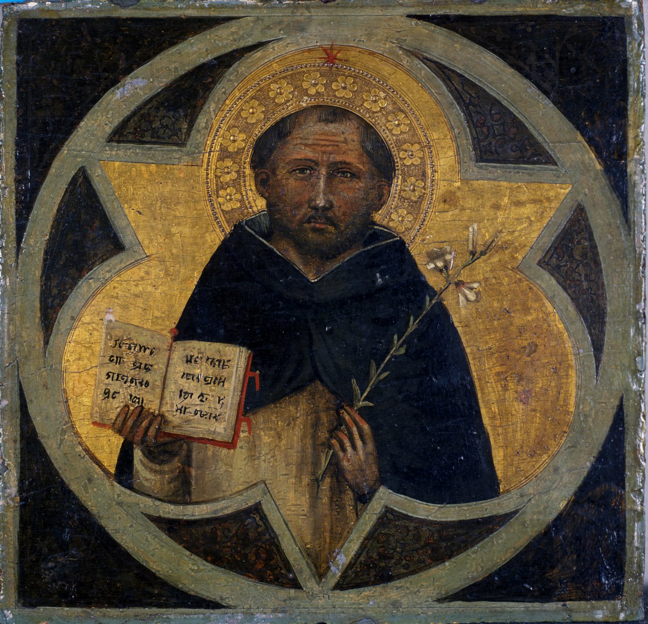 St. Dominic, ca. 1400 (tempera på tre) av Taddeo di Bartolo