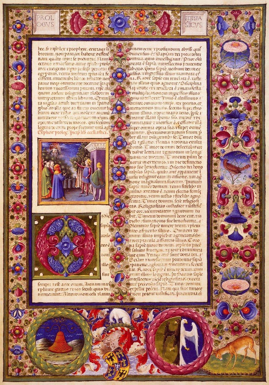 The Book of Sirach, fra bind I av Bible of Borso d