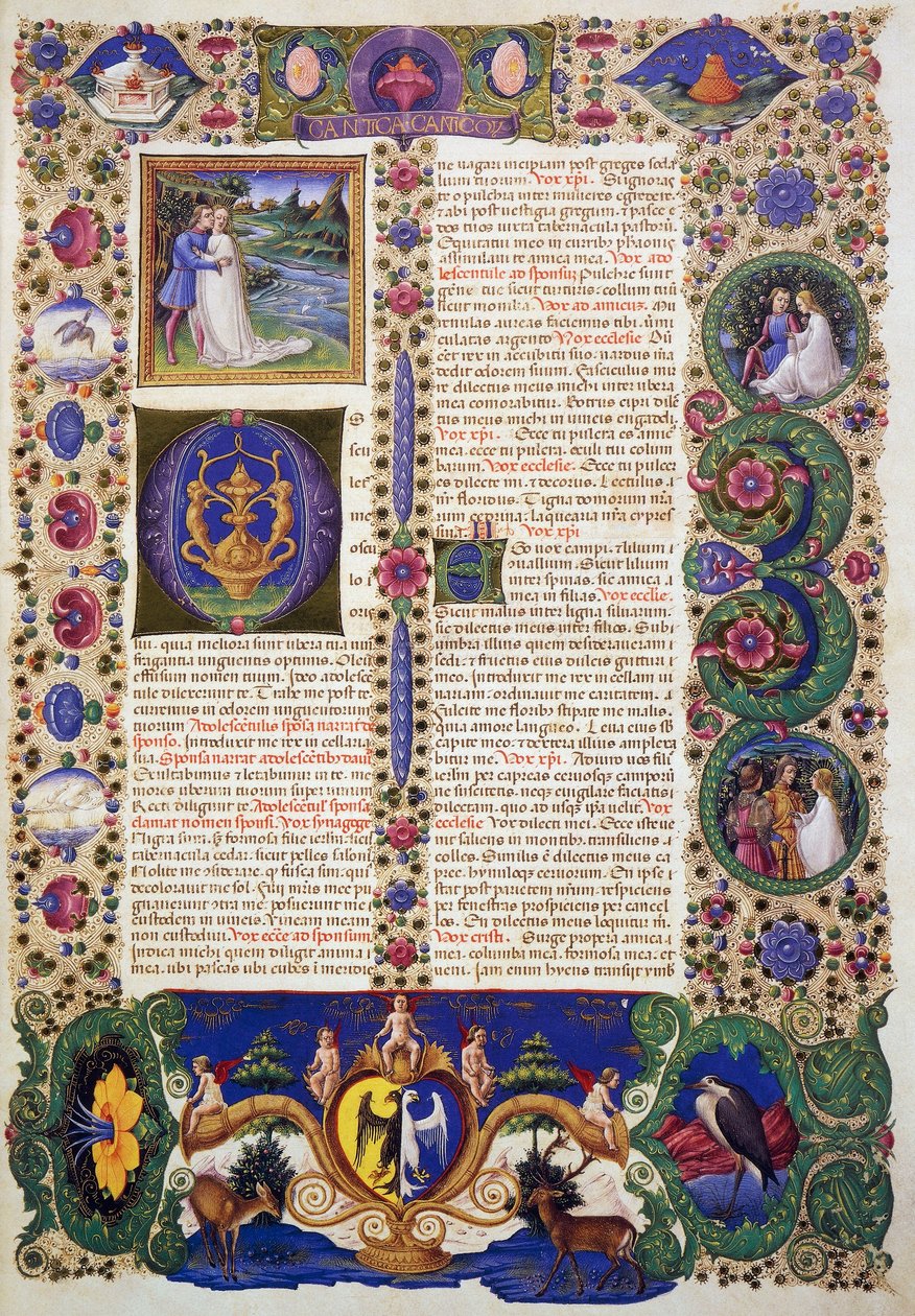 The Song of Songs, fra bind I av Bibelen til Borso d