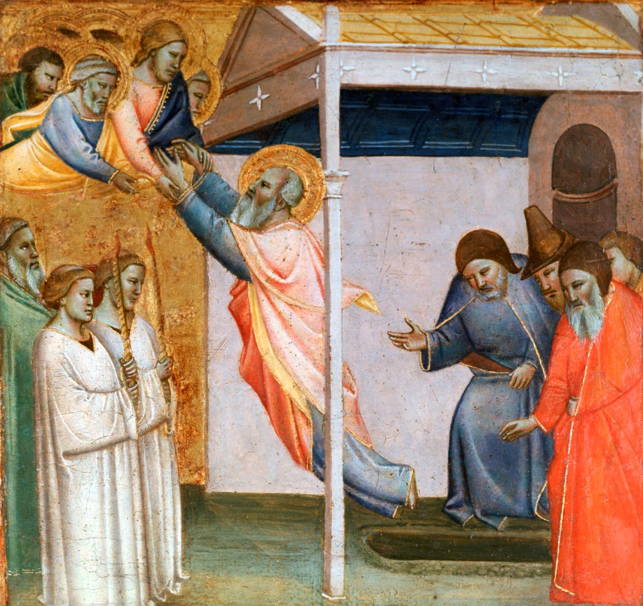 Scene fra The Life of St John, c1320-1366 av Taddeo Gaddi